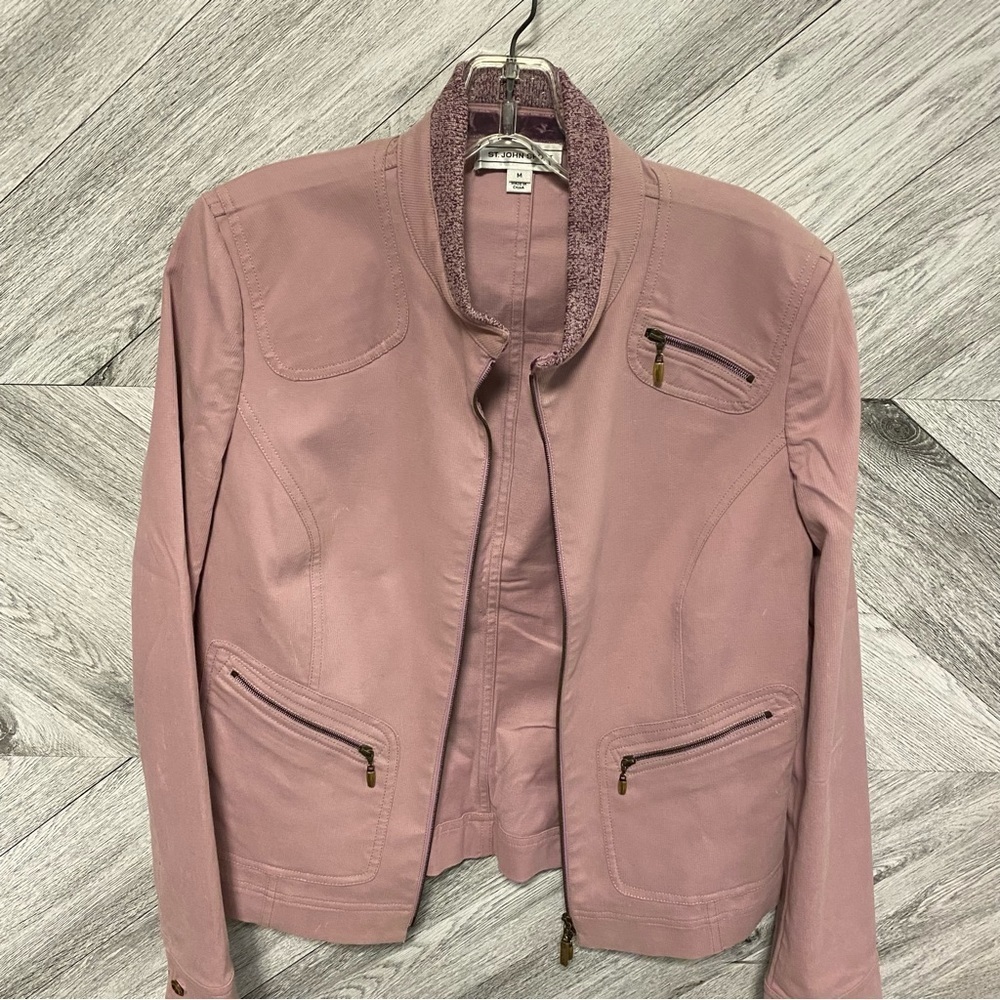 St. John Sport | Corduroy Blush Pink Jacket